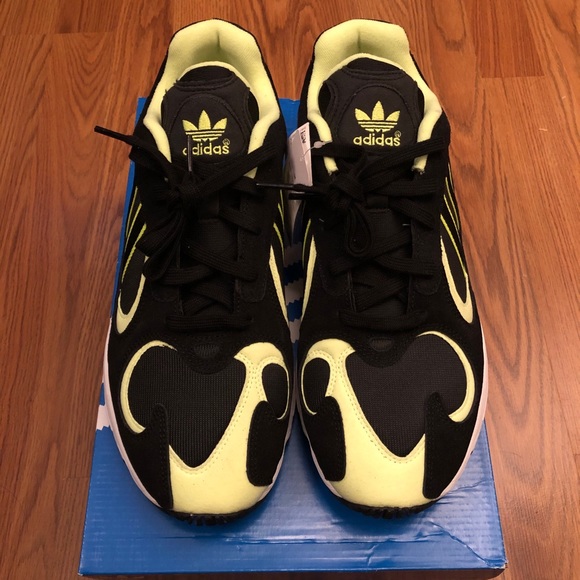 Adidas Yung-1 “Black Hi-Res Yellow” - Picture 2 of 7